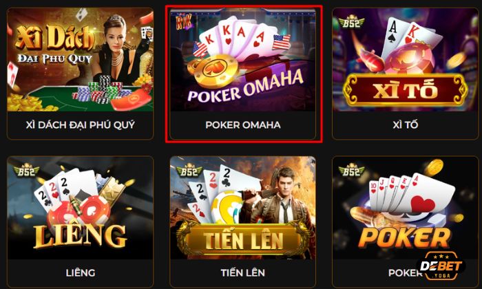 Trải nghiệm chơi Poker Omaha đỉnh cao tại KUBET